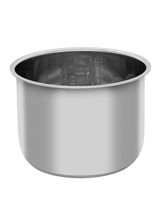 EDISON Electric Pressure Cooker 1200W 8L 8.0 L 1200.0 W 6285360253547 Silver/Black - Image 3