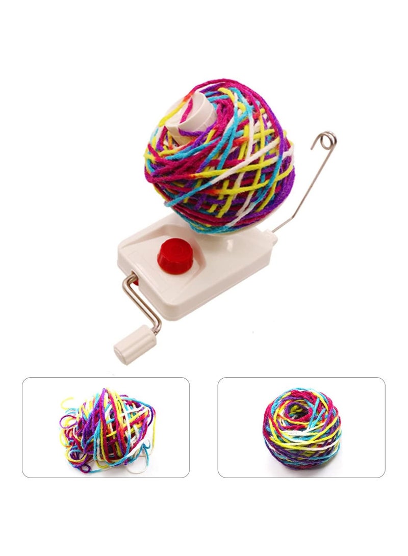 Generic Bobbin Winder Yarn String Ball Winder Hand-operated Manual Wool Winder Holder for Wool Fiber Clothing Crafting Home Office Art Use  - Image 4