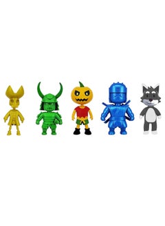 Generic 4-inch Stumbling Guy Game Hand-held Tripping Doll Model Ornaments OPP Bag 10-Color:G276042 Fall Hand-held 10: Bags (0.4kg)  - Image 4