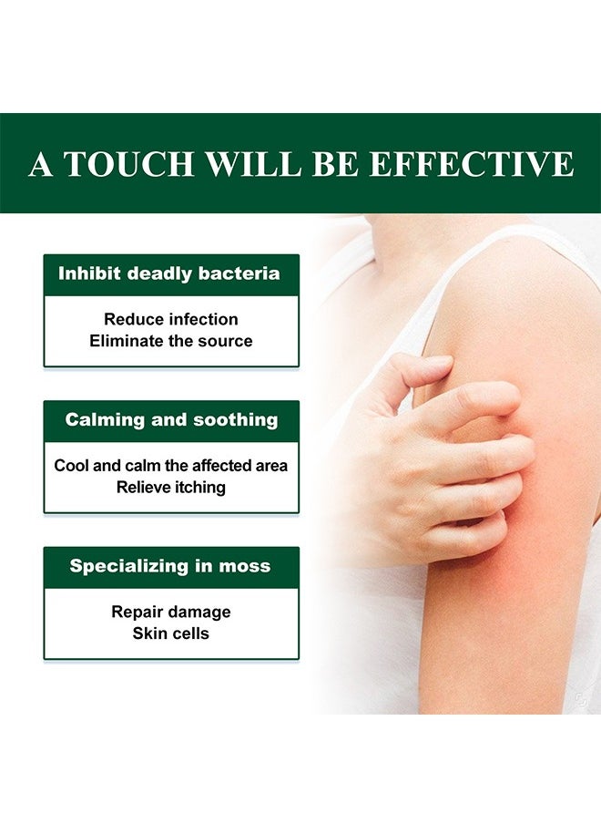 SOUTH MOON - Advanced Psoriasis&Eczema Natural Herbal Cream，Organic Eczema Herbal Healing Cream, Chinese Herbal Eczema, Natural Herbal Cream, Psoriasis Ointment Cream, Moisturising Cream, Face Cream, Body Cream for Dry Skin, Itch Skin, Itch Relief Cream 20G - Image 1