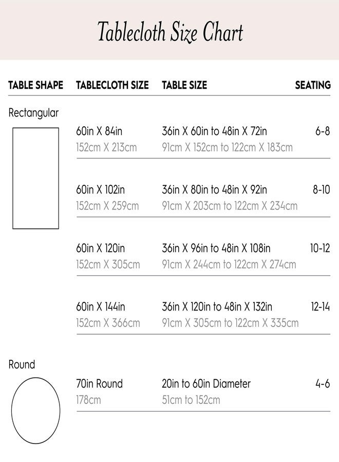 LAURA ASHLEY مفرش طاولة لورا آشلي من قماش جاكار المطرز المنسوج المرتفع، مقاوم للتجاعيد لتناول الطعام، العطلات، الحفلات، الزفاف أو الولائم، 60" x 102"، سينثيا بيج - Image 5