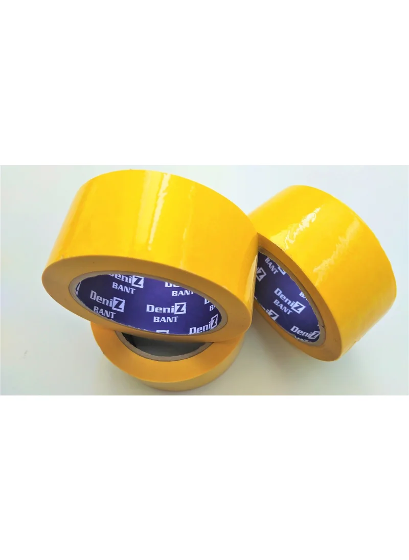 Deniz Bant Yellow Colored Duct Tape 45 mm x 100 Meters - 3 Pieces