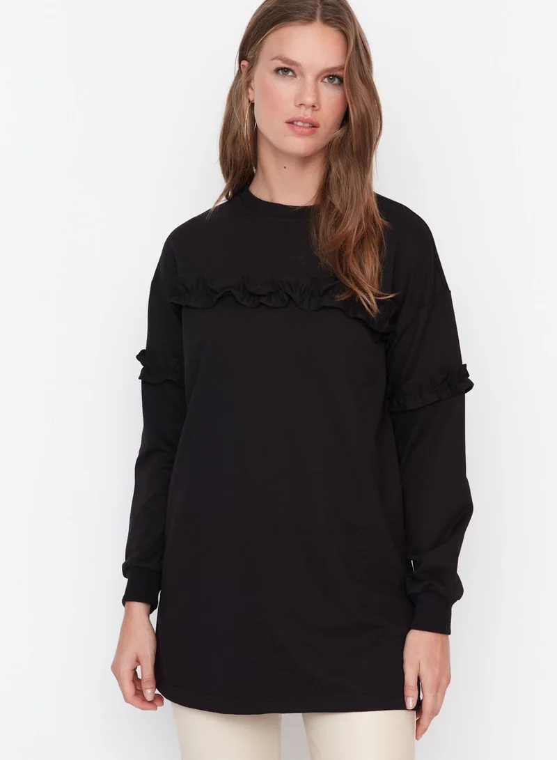 trendyol Ruffle Detail Knitted Tunic