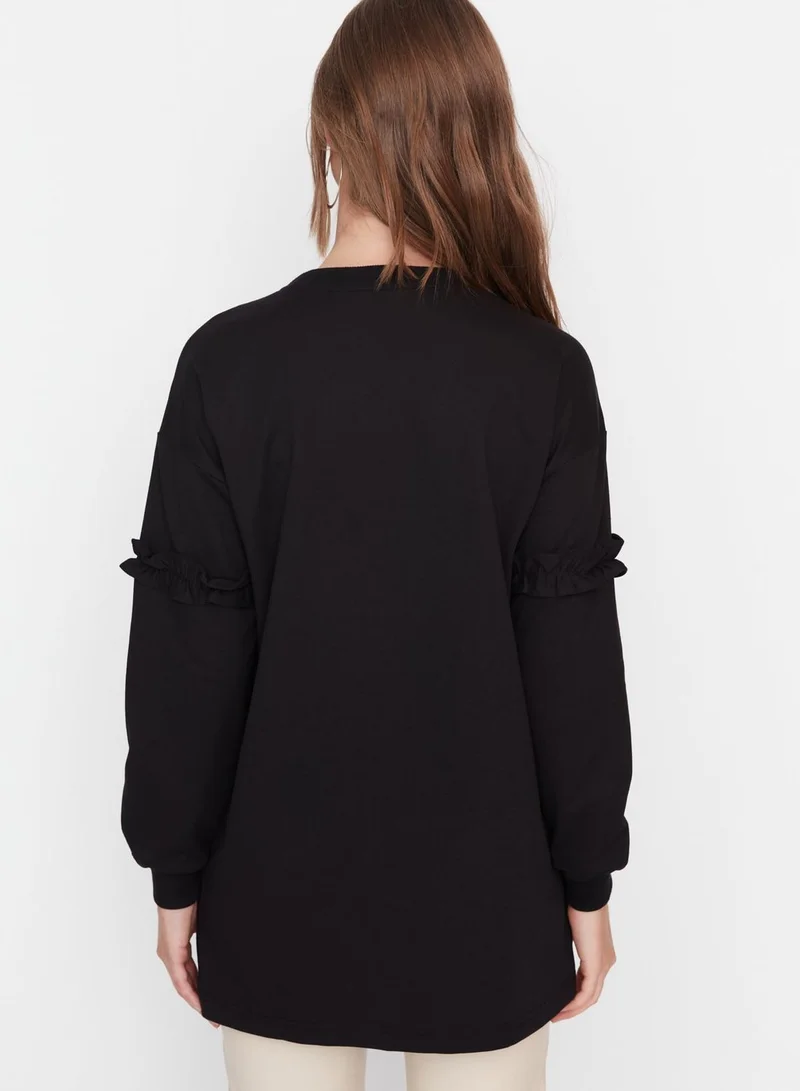 trendyol Ruffle Detail Knitted Tunic