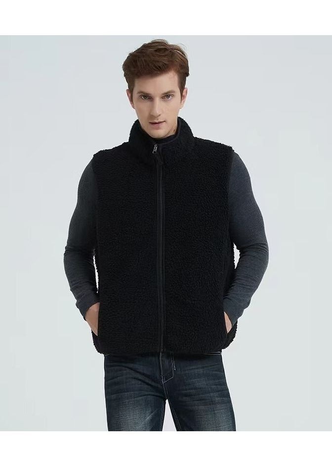 Loquat - Fashion Men Autumn Winter Warm Wool Vest - Image 1