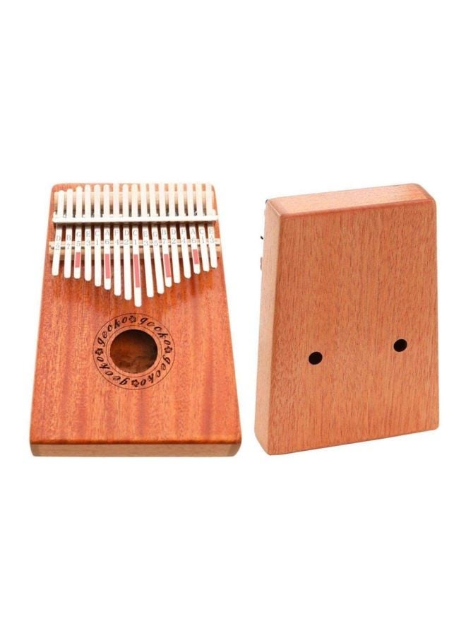 NIBEMINENT 17 Key Kalimba With Mahogany Portable Thumb Piano And Bag  - Image 2