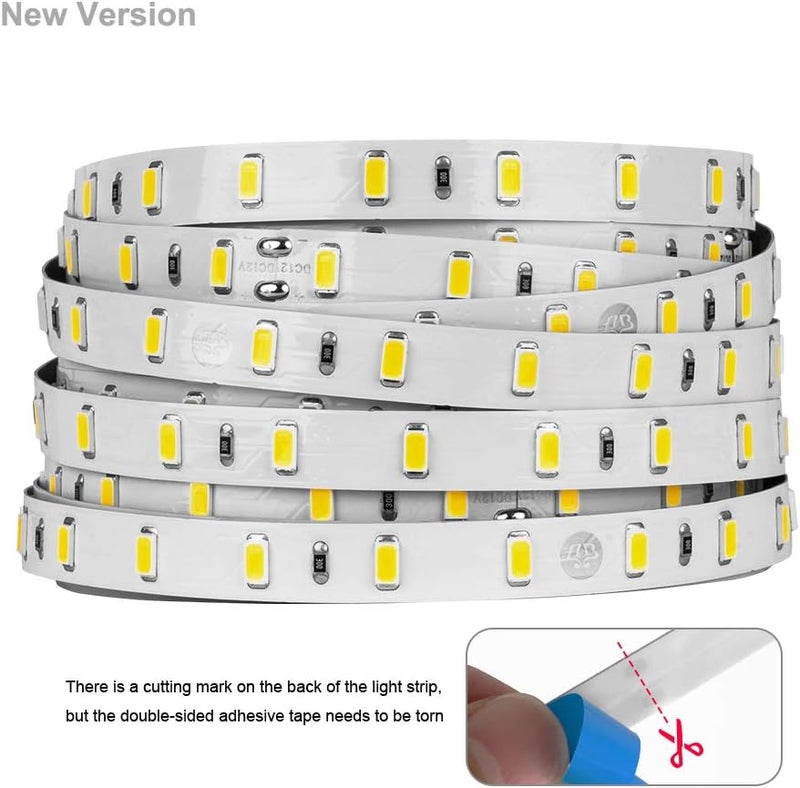 ميريديان شريط إضاءة ليد مقاوم للماء SMD 5630 بطول 5 أمتار من Meridian - أبيض دافئ - Image 2