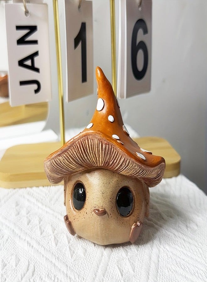 Kudriod Cute Mushroom Statue - Whimsical Alien Garden Decor for Indoor & Outdoor - Funny Resin Art Sculpture for Home Desk, Yard, & Garden - Unique Gift Idea for Nature & Fantasy Lovers - Image 5
