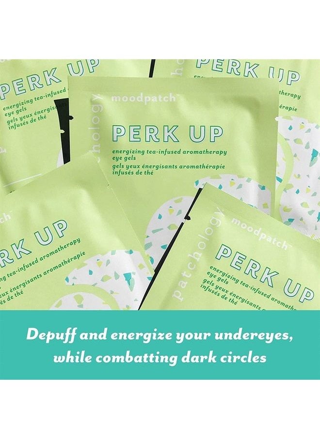 Patchology Perk Up Hydrating Under Eye Masks with Green Tea - Under Eye Patches For Dark Circles and Puffy Eyes Care, Treatment & Moisturizer - Eye Bags, Puffiness & Wrinkles Reducer (5 Pairs)  - Image 3