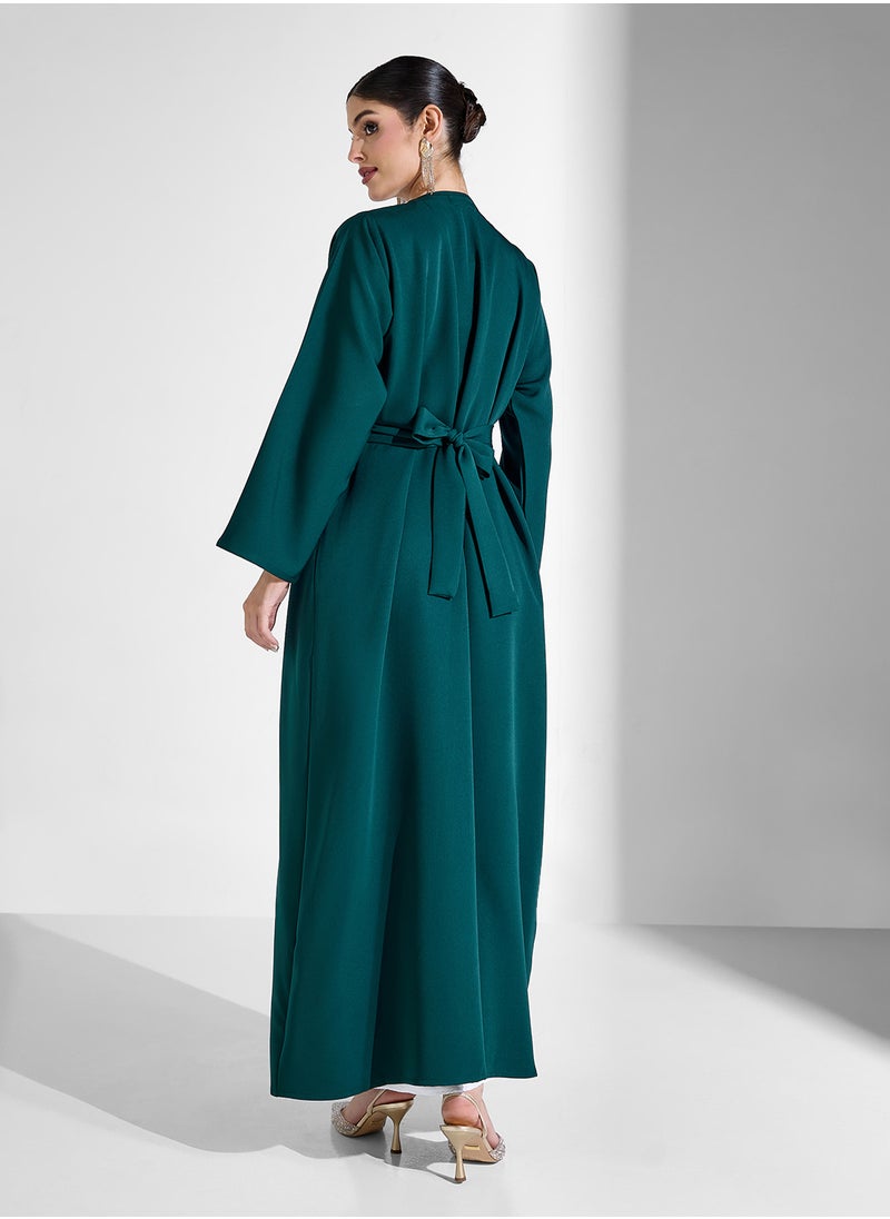 Khizana Abaya With Embellishment & Sheila  - Image 2
