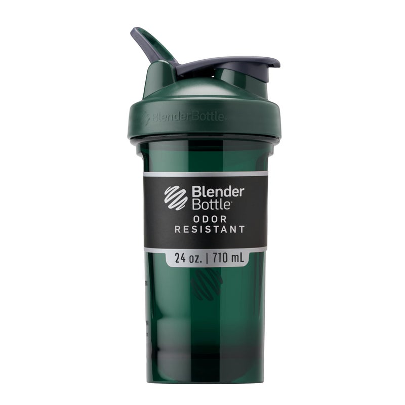 BlenderBottle زجاجة خلط بلندر بوتل برو سيريز مثالية لمخفوقات البروتين وما قبل التمرين، سعة 24 أونصة، أخضر - Image 1