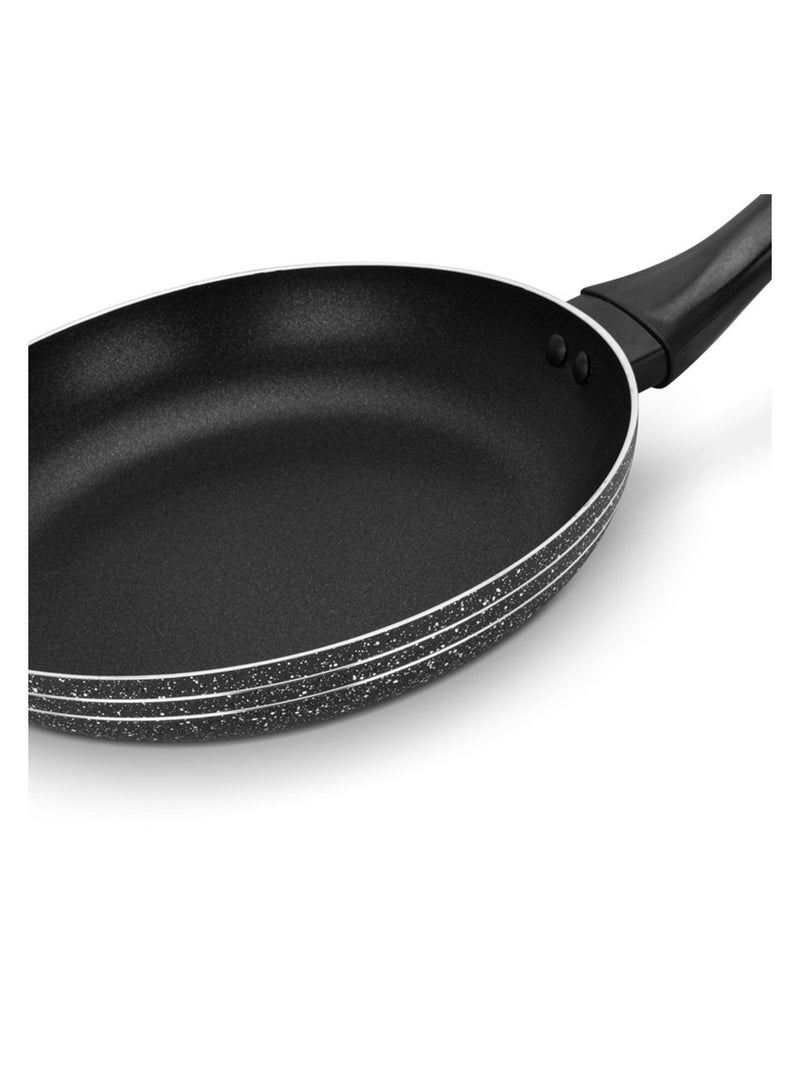 Auroware 18 Piece Non Stick Cookware Frying Pan Casserole Sauce Pan Wok Pan with Tempered Glass lid Kitchens Utensils Three Layer Coating PFOA Free - Image 3