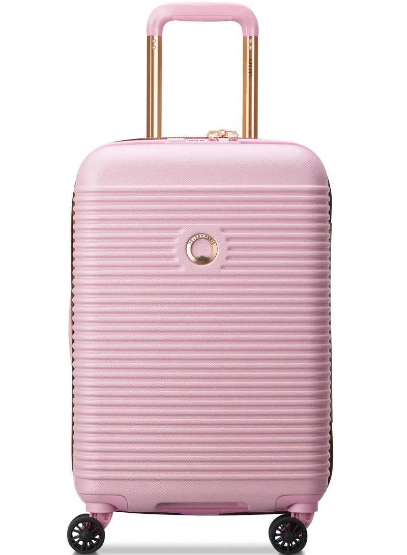 DELSEY Paris freestyle 55 cm hardside 4-double wheeled expandable cabin luggage trolley - peony