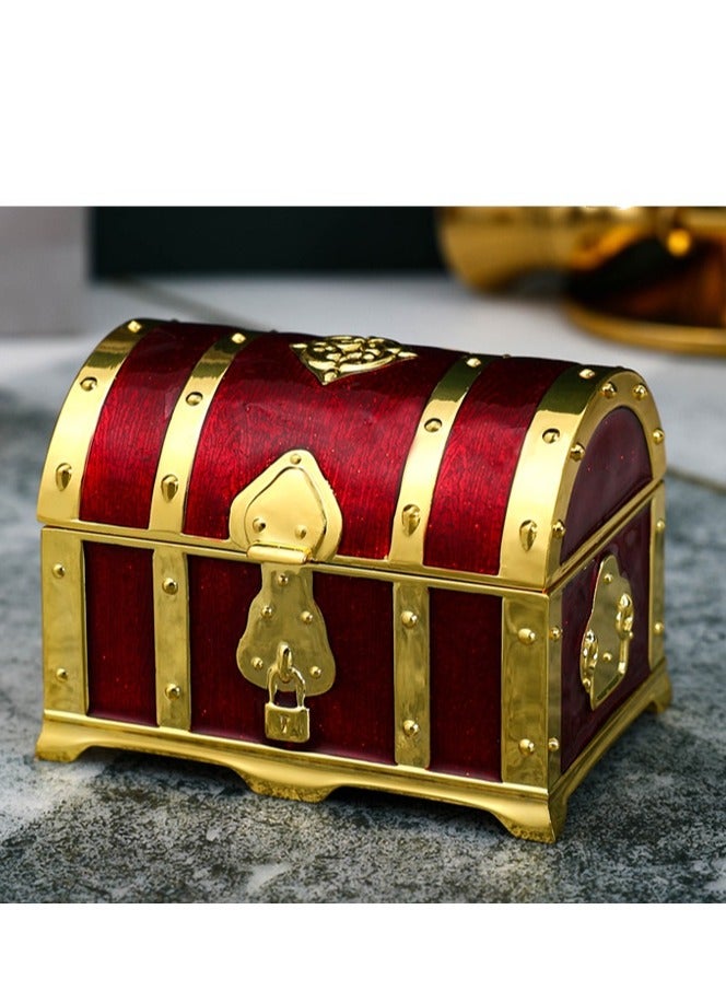 Treasure Chest Jewelry Box (Red)  - Image 1
