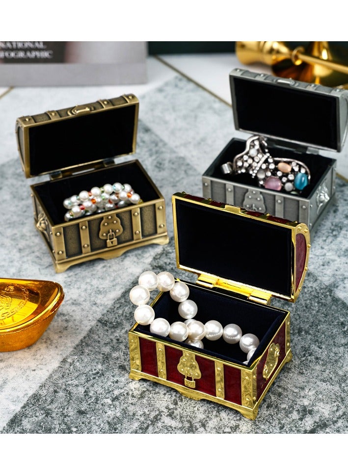 Treasure Chest Jewelry Box (Red)  - Image 2
