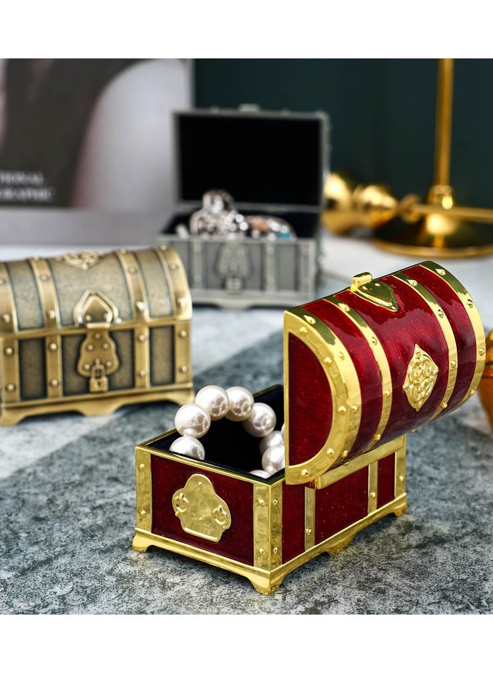 Treasure Chest Jewelry Box (Red)  - Image 3