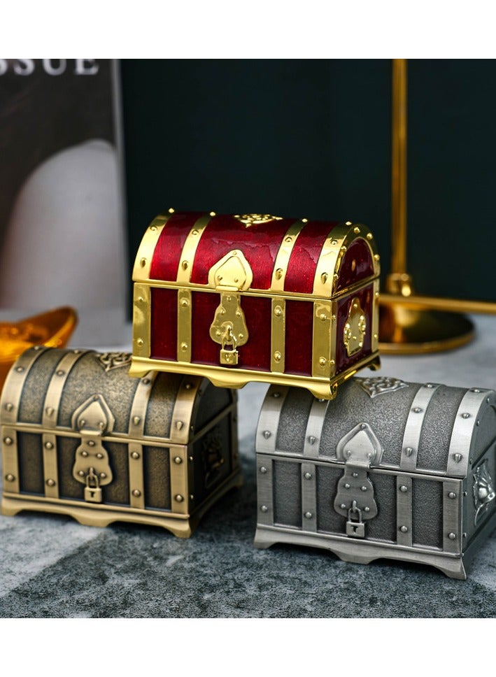 Treasure Chest Jewelry Box (Red)  - Image 4