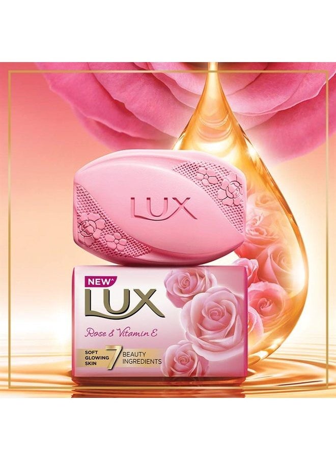 Lux - LUX Soft Touch Silk Essence & Rose Water Soap Bar,5.2 Ounce (Pack of 3) - Image 1