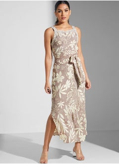 Label RITU KUMAR Side Tie Printed Dress  - Image 1