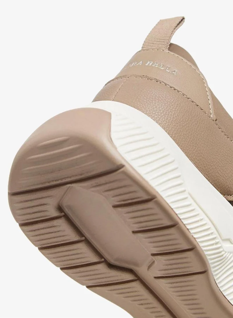 Flora Bella By Shoexpress TAUPE Flora Bella Women'S Sneakers With Hook And Loop Closure for Women | Best Price UAE