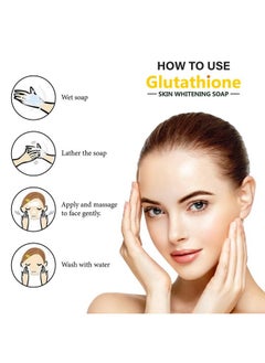 LA Organo Glutathione Soap For Skin Whitening With Lemon Extracts; Aloe Vera & Vitamin E 100 G  - Image 5