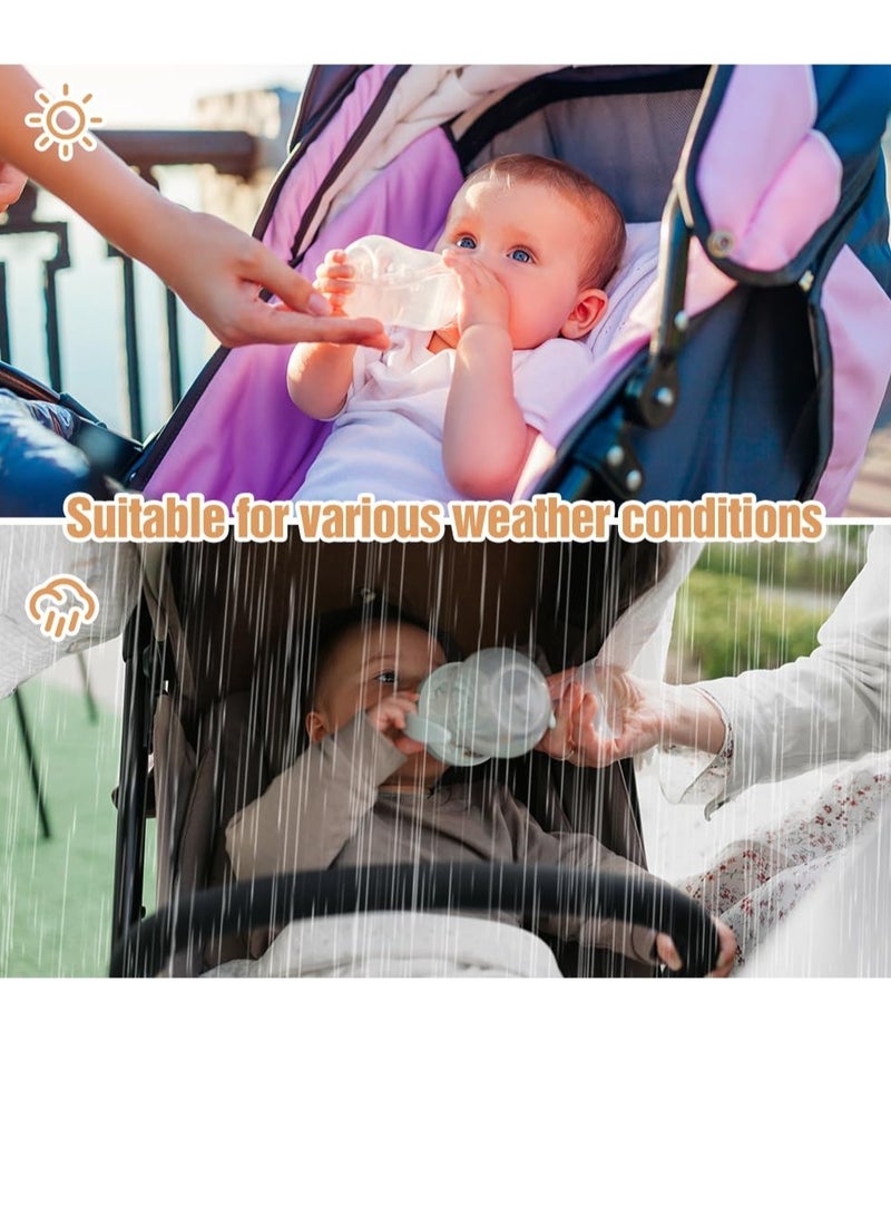 Excefore Milk Bottle Heater, Bottle Warmer Portable Baby Bottle Insulation Cover, Portable Baby Bottle Food Warmer, Adjustable Milk Warmer with Temperature Display - Image 5