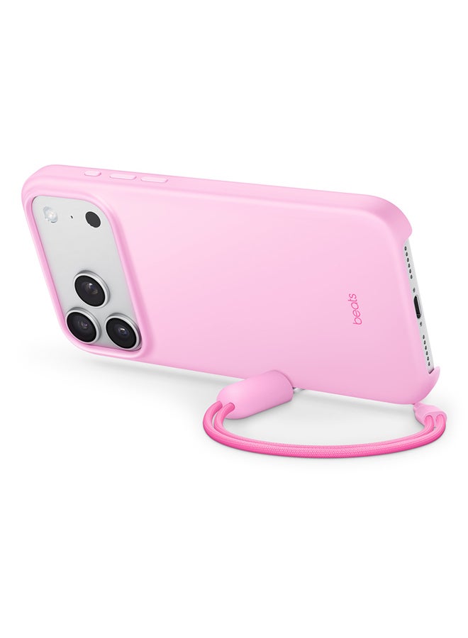 ابل  حافظة Beats لجهاز iPhone 17 Pro Max مع قاعدة وقوف مع MagSafe وتحكم في الكاميرا - وردي حصوي - Image 4
