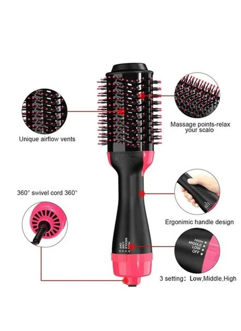 One Step Electric Professional Hot Air Straight, Curling Hair Dryer Comb  - Image 1