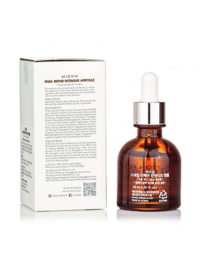 Mizon, Snail Repair Intensive Ampoule, 1.01 fl oz (30 ml) - Image 2