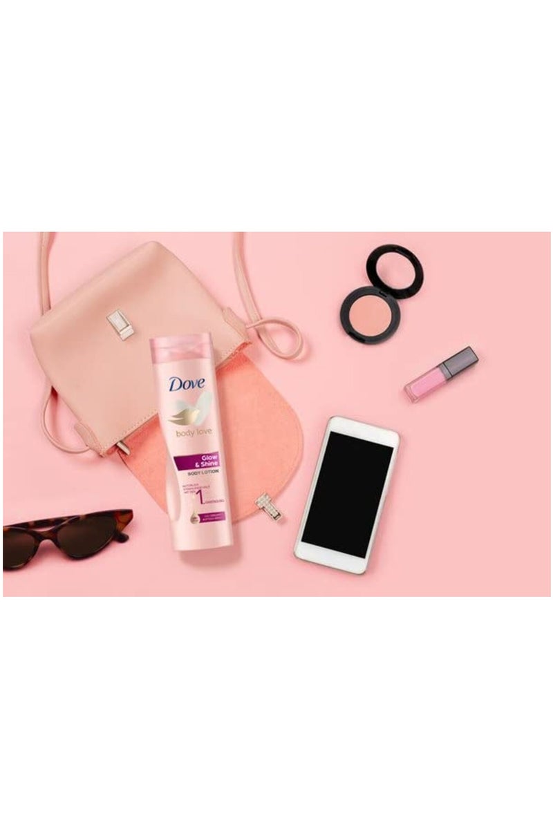 دوف لوشن الجسم دوف بودي لوف لإشراقة مضيئة مع سيراميد – 400 مل - Image 3