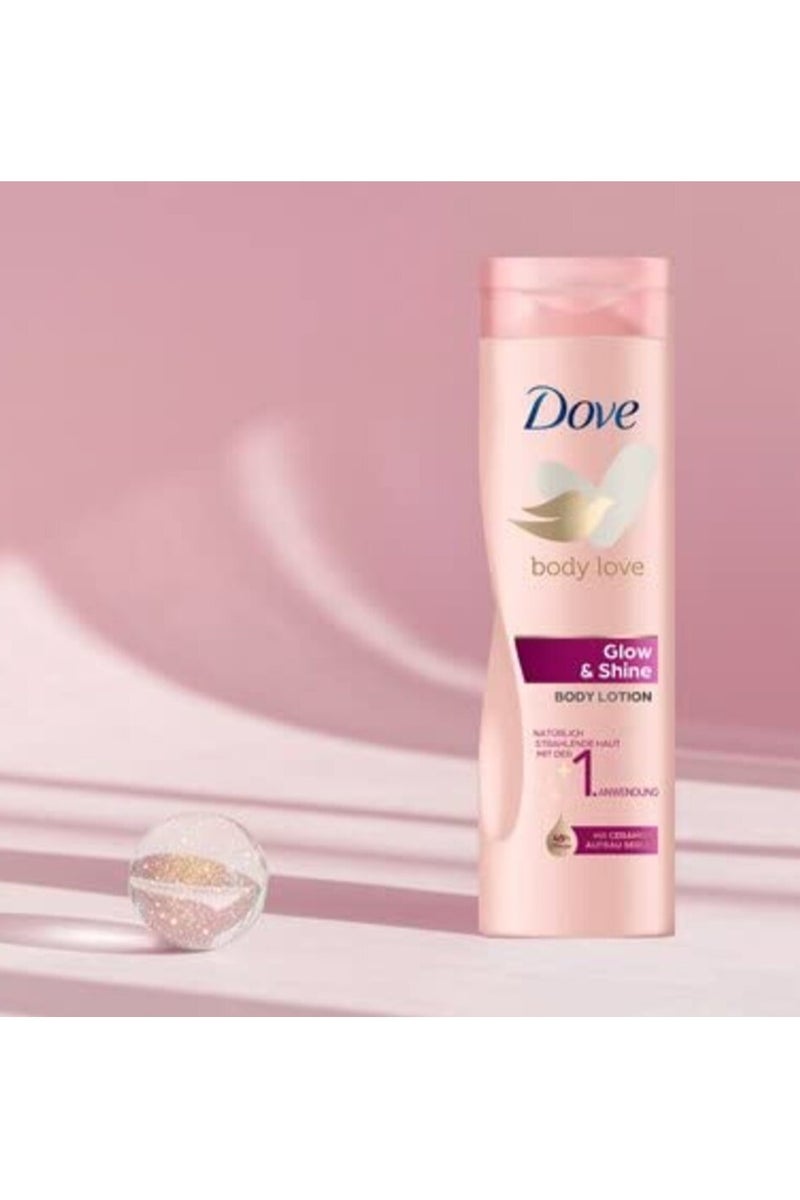 دوف لوشن الجسم دوف بودي لوف لإشراقة مضيئة مع سيراميد – 400 مل - Image 4
