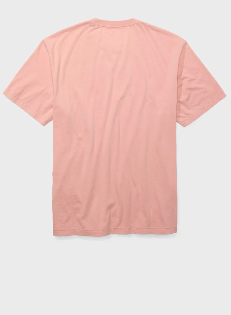 امريكان ايجل Logo Crew Neck T-Shirt