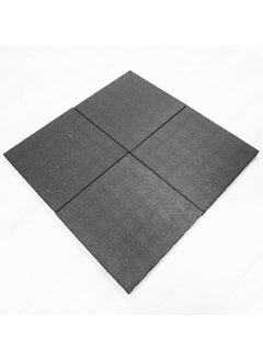 Yalla HomeGym Homegym 40Mm Extra Thick Rubber Heavy-Duty Gym Floor Mat, Commercial Gym Rubber Floor Tiles Shock Absorbing 1 Squared Meter (Black)  - Image 5