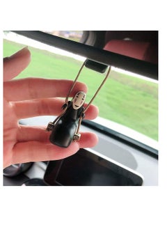 KASTWAVE Car Pendant Car Accessories Cute Anime Faceless Male Pendant Car Rearview Mirror Pendant Birthday Gift Decoration Romantic Gift for Boyfriend Man Action Figure Swing Anime Toy Home Gardening  - Image 3