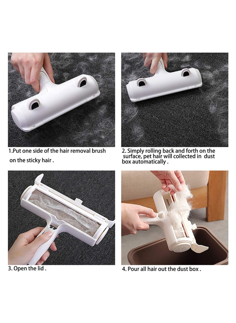 Generic - Cat Hair Remover Pet For Furniture Dog Reusable Fur Self-Clean Lint Roller Durable Carpet Bedding Sofa - Image 1