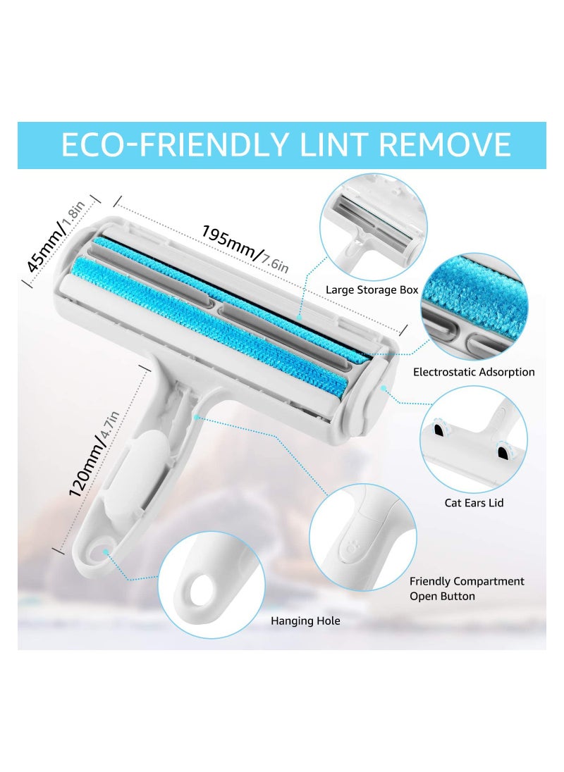 Generic - Cat Hair Remover Pet For Furniture Dog Reusable Fur Self-Clean Lint Roller Durable Carpet Bedding Sofa - Image 1