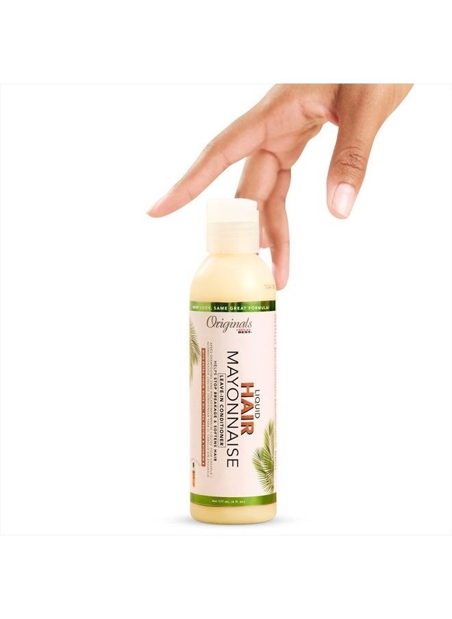 Originals by Africa's Best - Leave In Liquid Hair Mayonnaise, Leave-In Conditioner, Repairs, Rebuilds, and Revitalizes Hair, Excellent For All Hair Types, 6 oz - Image 1