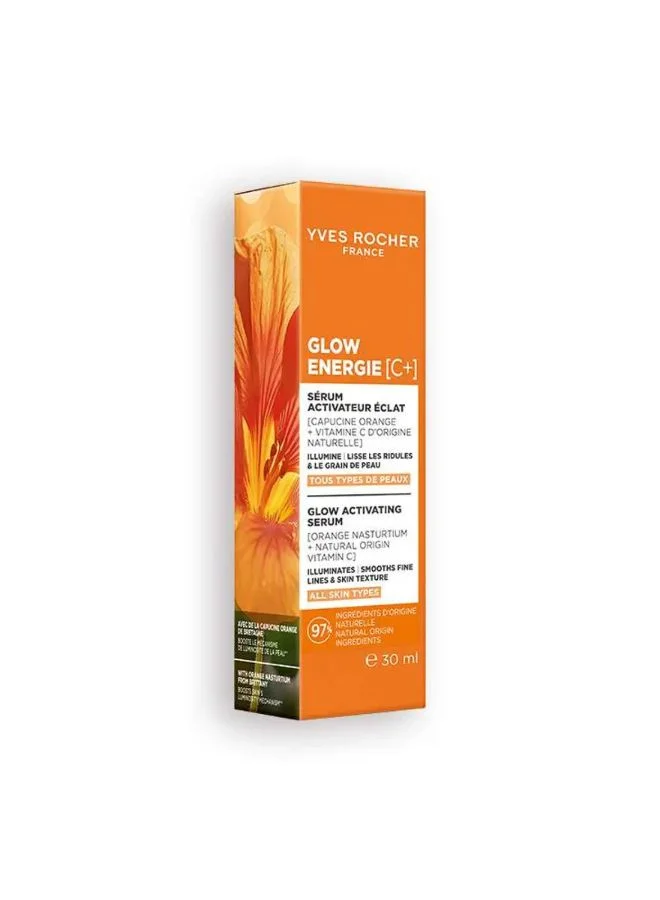 Yves Rocher orange Glow activating serum     bottle 30ml for Women | Best Price UAE