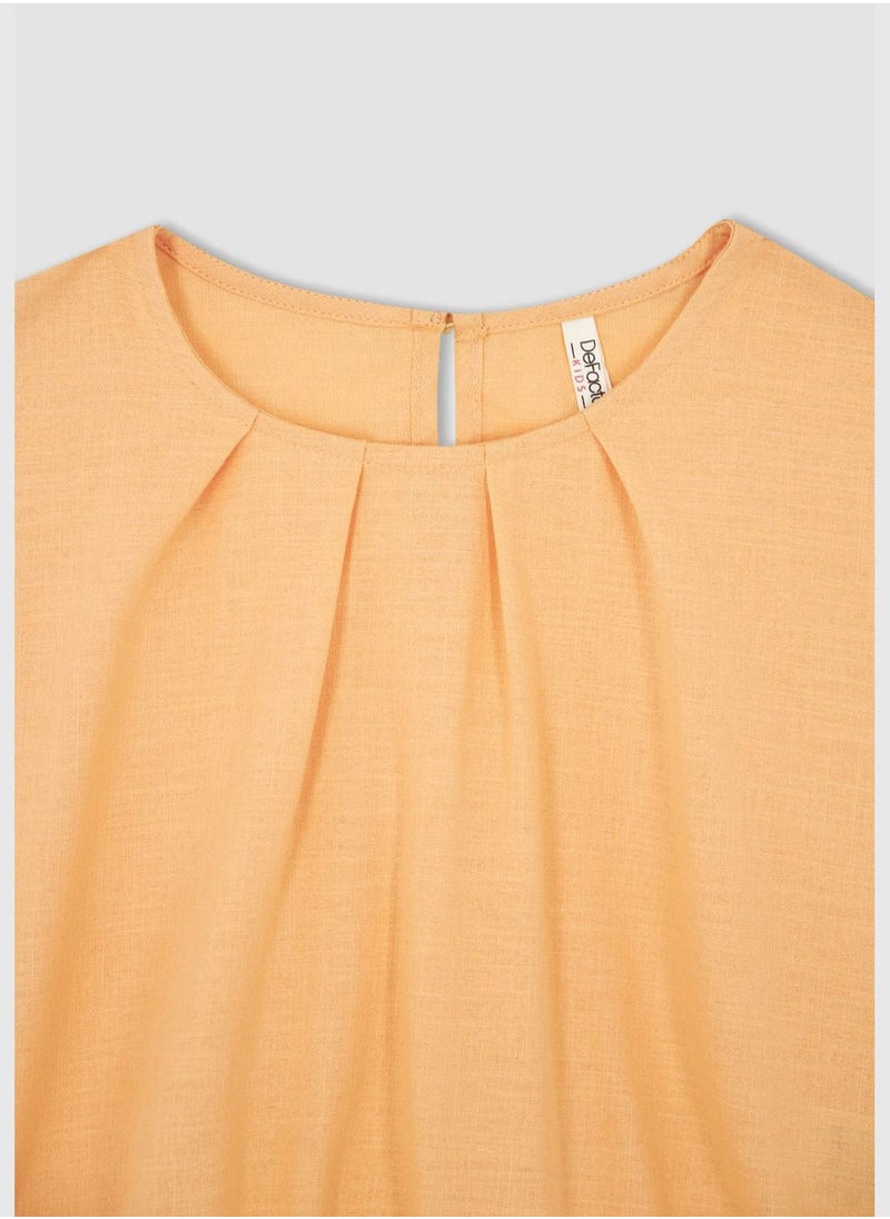 DeFacto - Crew Neck Sleeveless Crop Top - Image 1
