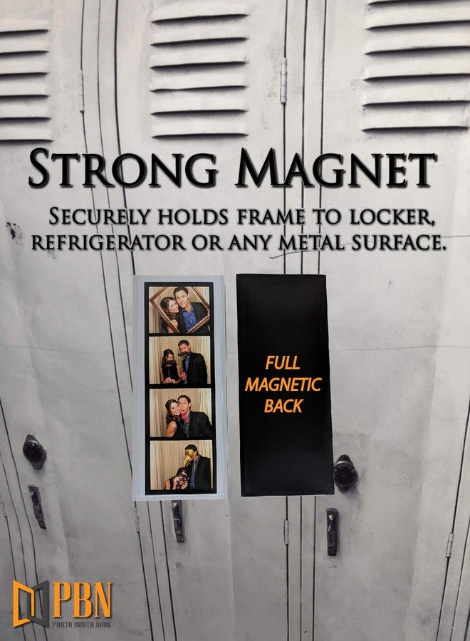 Photo Booth Nook | 2x6 Flexible Magnetic Photo Booth Picture Frames (25 Count) | Crystal Clear Display with Strong Magnet | Bulk - Image 4