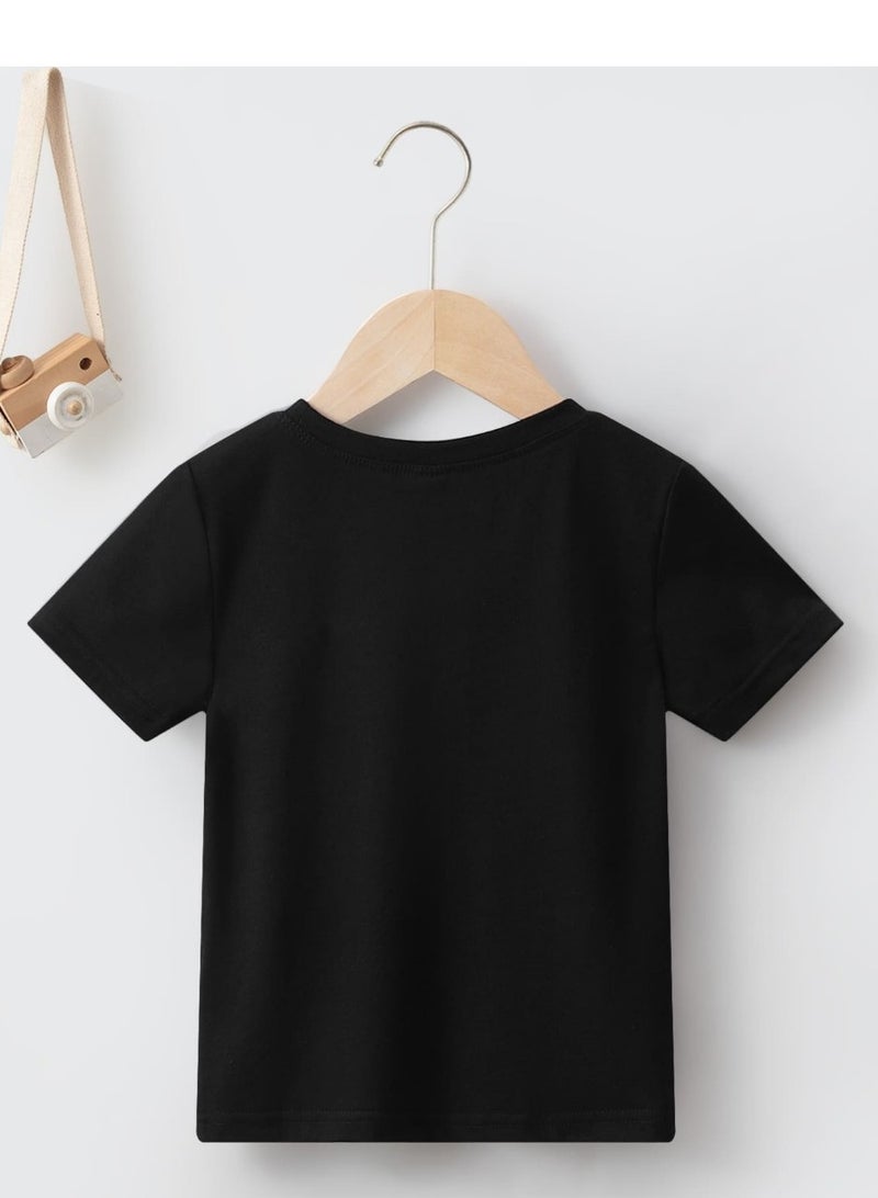 Mesery Mesery  T- Shirts - For Boy-BLack  - Image 2