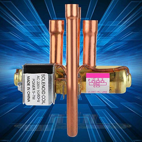 Fdit Air Conditioning Four-way Reversing Valve Copper Refrigeration Service Maintenance Accessory (1.5P-2P) - Image 2