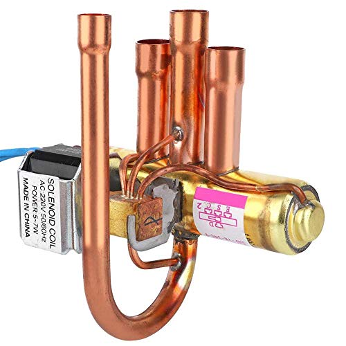 Fdit Air Conditioning Four-way Reversing Valve Copper Refrigeration Service Maintenance Accessory (1.5P-2P) - Image 1