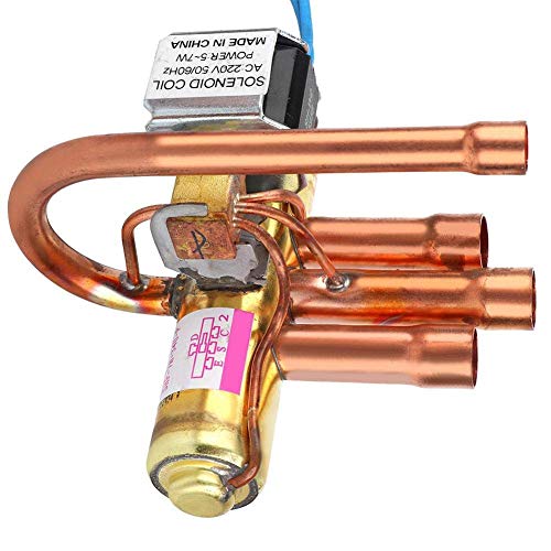 Fdit Air Conditioning Four-way Reversing Valve Copper Refrigeration Service Maintenance Accessory (1.5P-2P) - Image 5