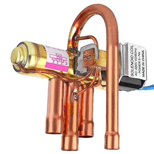 Fdit Air Conditioning Four-way Reversing Valve Copper Refrigeration Service Maintenance Accessory (1.5P-2P) - Image 4