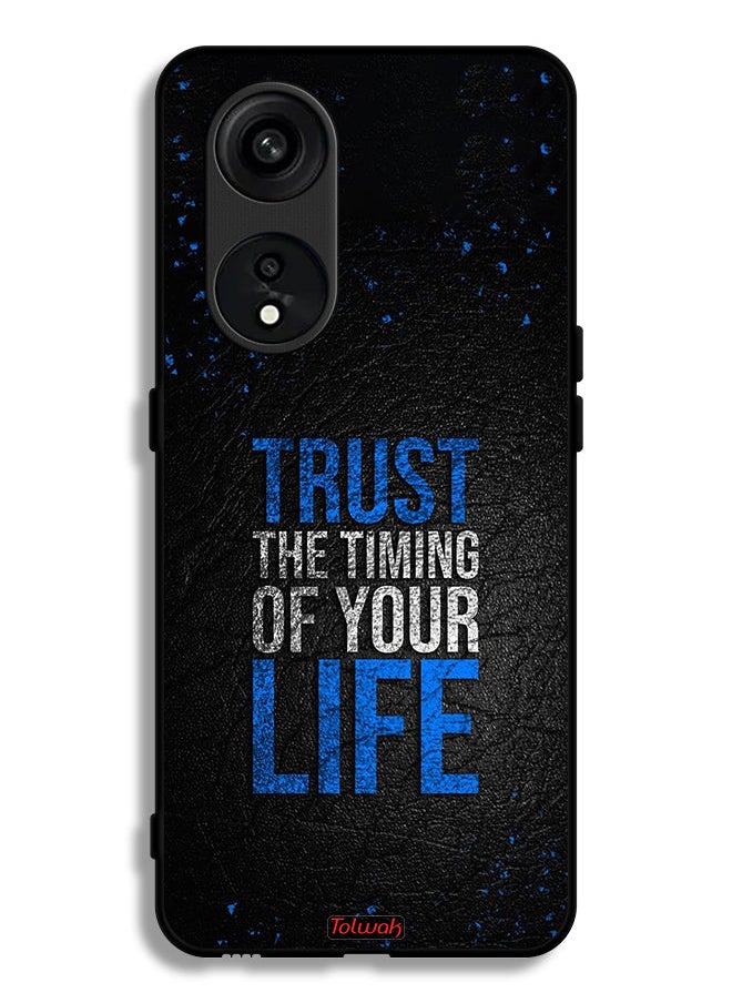 Tolwak - Oppo A1 Pro 5G Protective Case Cover Trust The Timing Of Your Life - Image 1