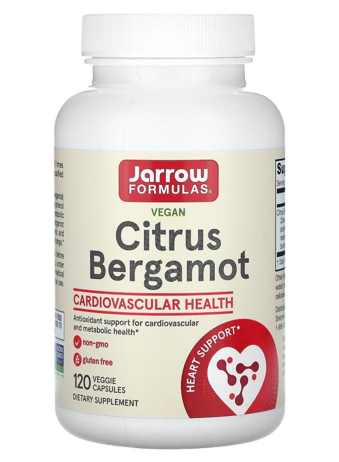 jarrow formulas Vegan Citrus Bergamot 120 Veggie Capsules