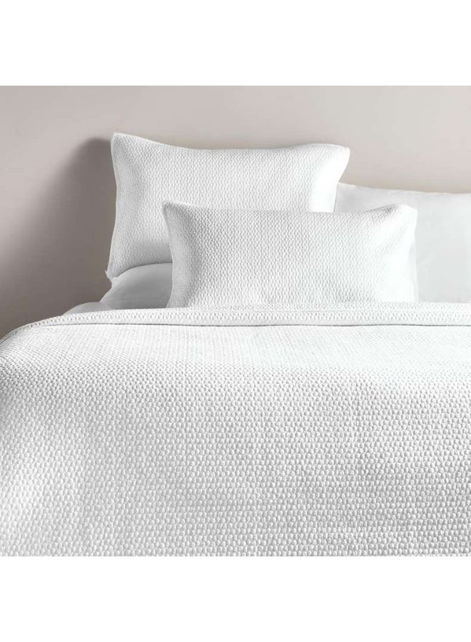 Pan Home Quilted Bedspread Set 3-Piece - White - Image 1