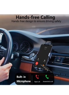 Excefore Wireless Car Audio Adapter, Hands-Free Bluetooth Receiver and Transmitter with 3.5mm Plug, Music Streaming for Home and Car Stereo, Bluetooth Aux Kit  - Image 5