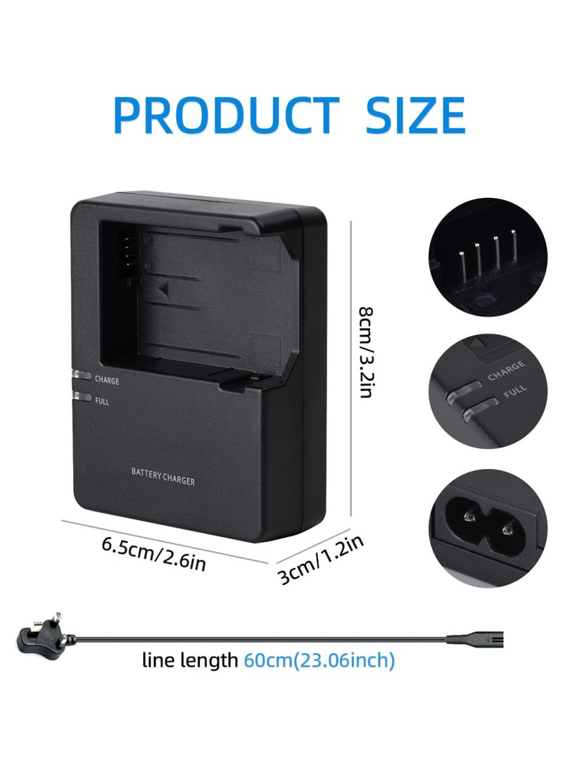 INSIJAM LC-E8 Battery Charger for LC-E8 LP-E8 Battery Compatible with Canon EOS Rebel T2i T3i T4i T5i 550D 600D 650D 700D Kiss X4 X5 X6i X7i Cameras and More  - Image 3